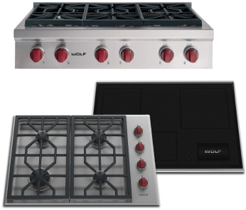 Wolf cooktop