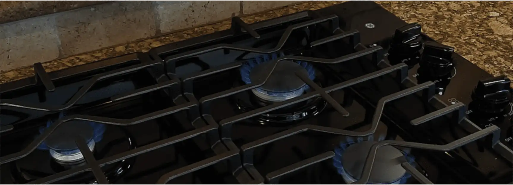 GE cooktop background