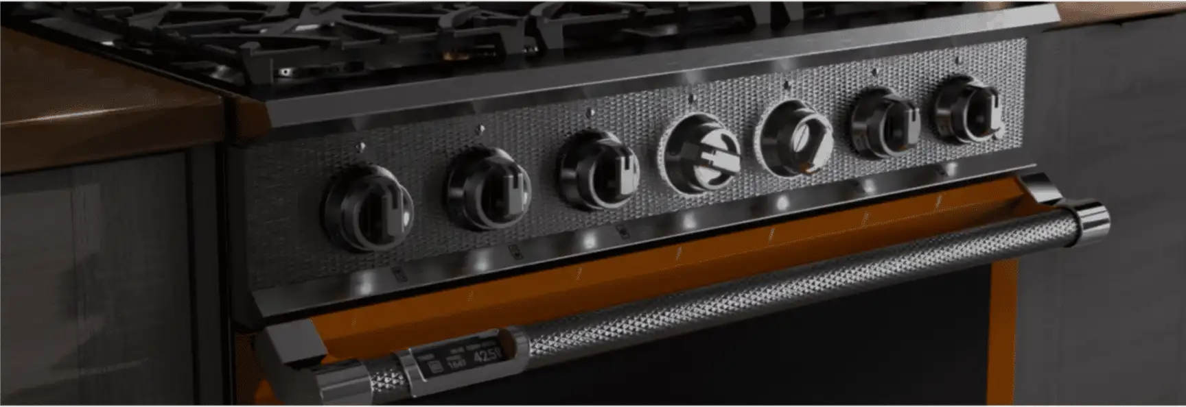Hestan cooktop background