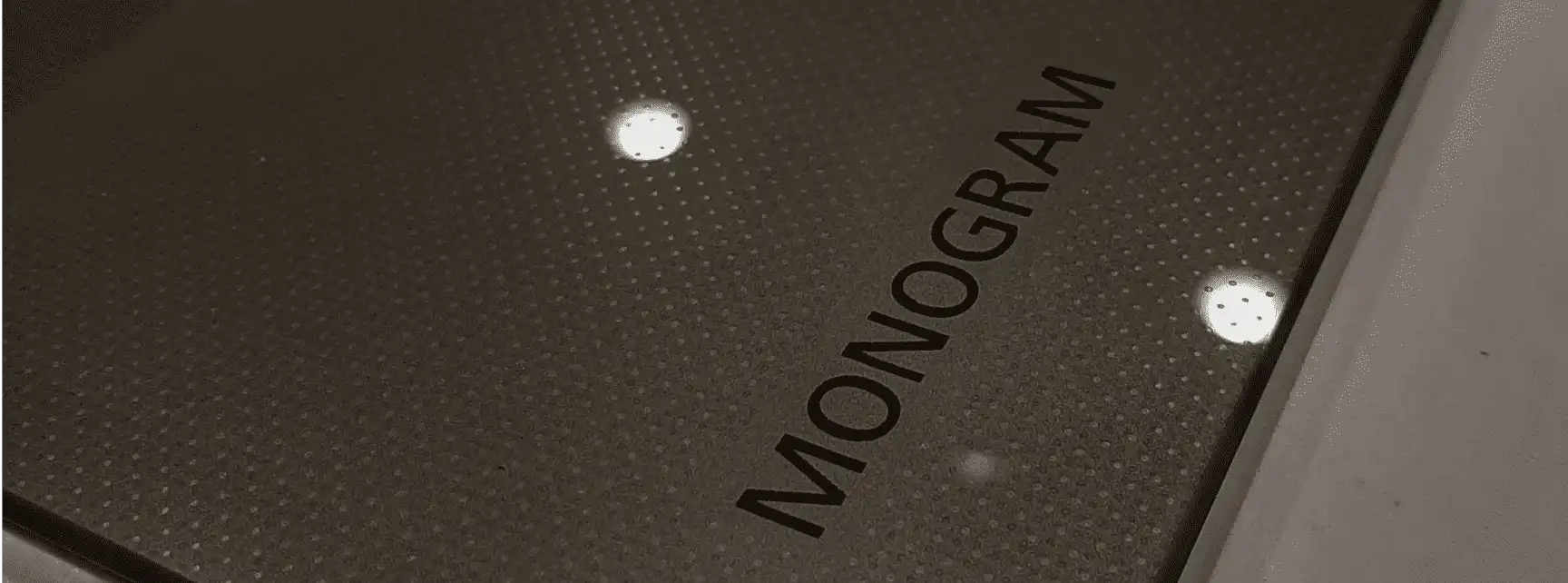 Monogram logo background