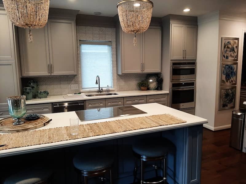 Brown kitchen background