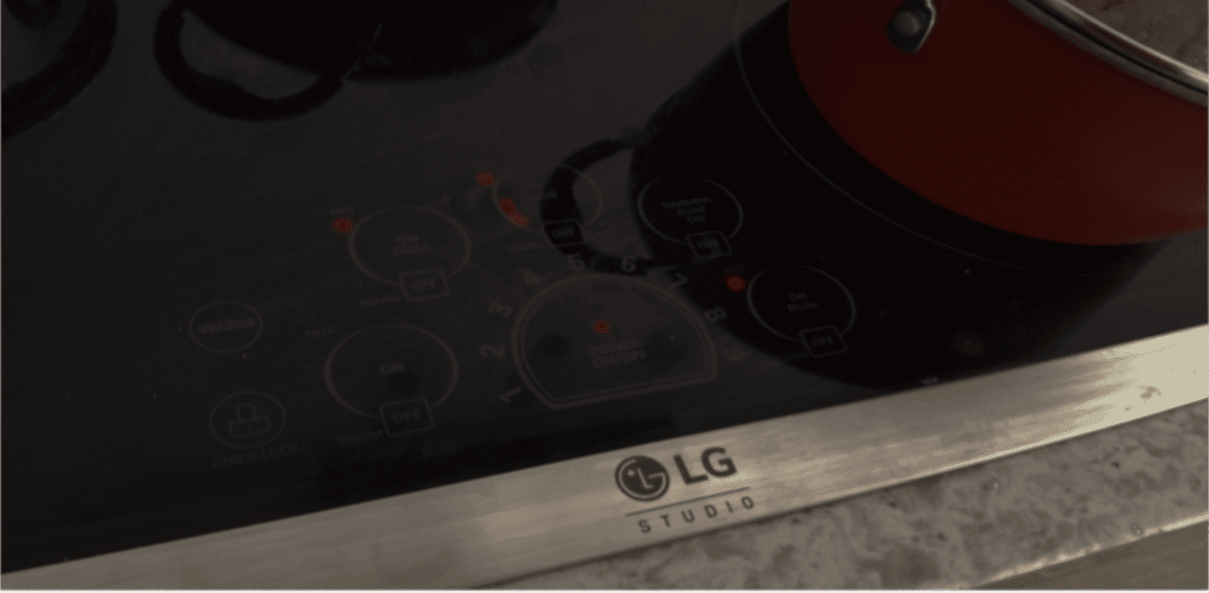 LG cooktop background