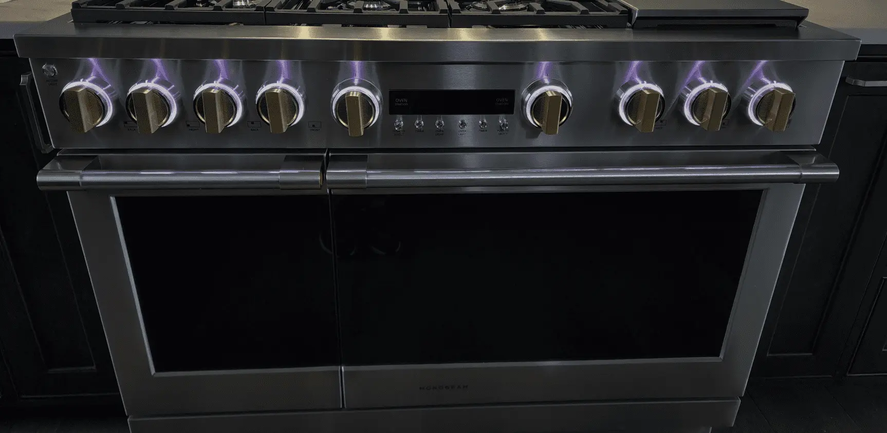 Monogram cooktop background